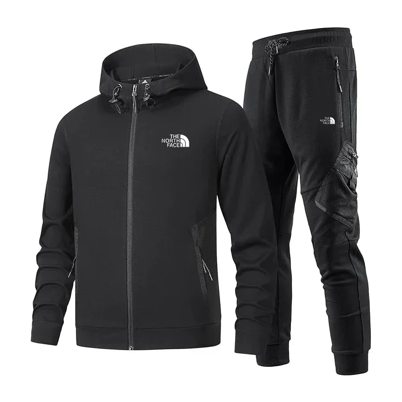 Herenhoodie met lange mouwen, trainingspakset