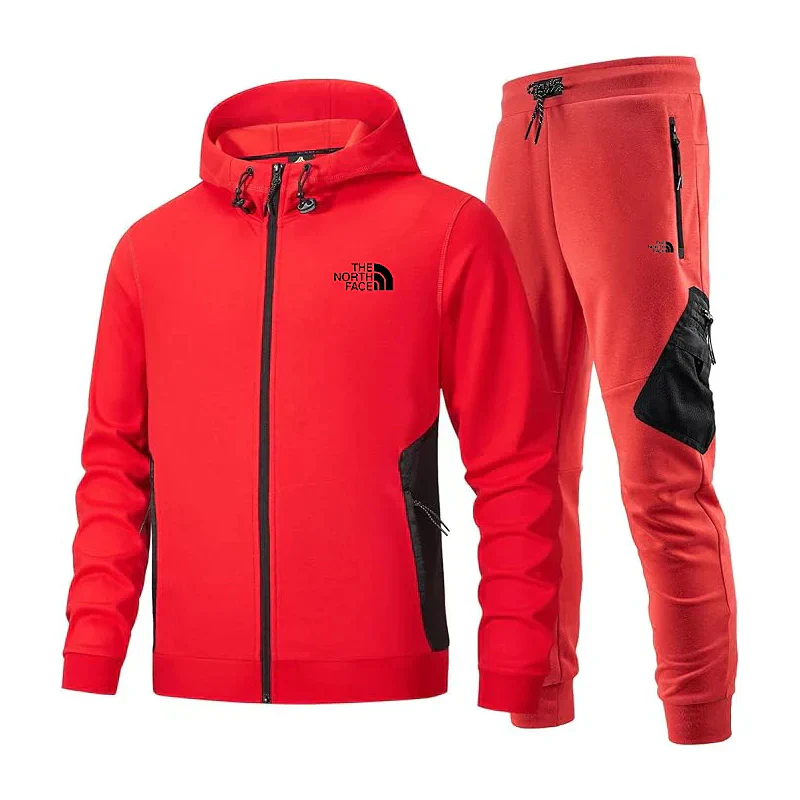 Herenhoodie met lange mouwen, trainingspakset