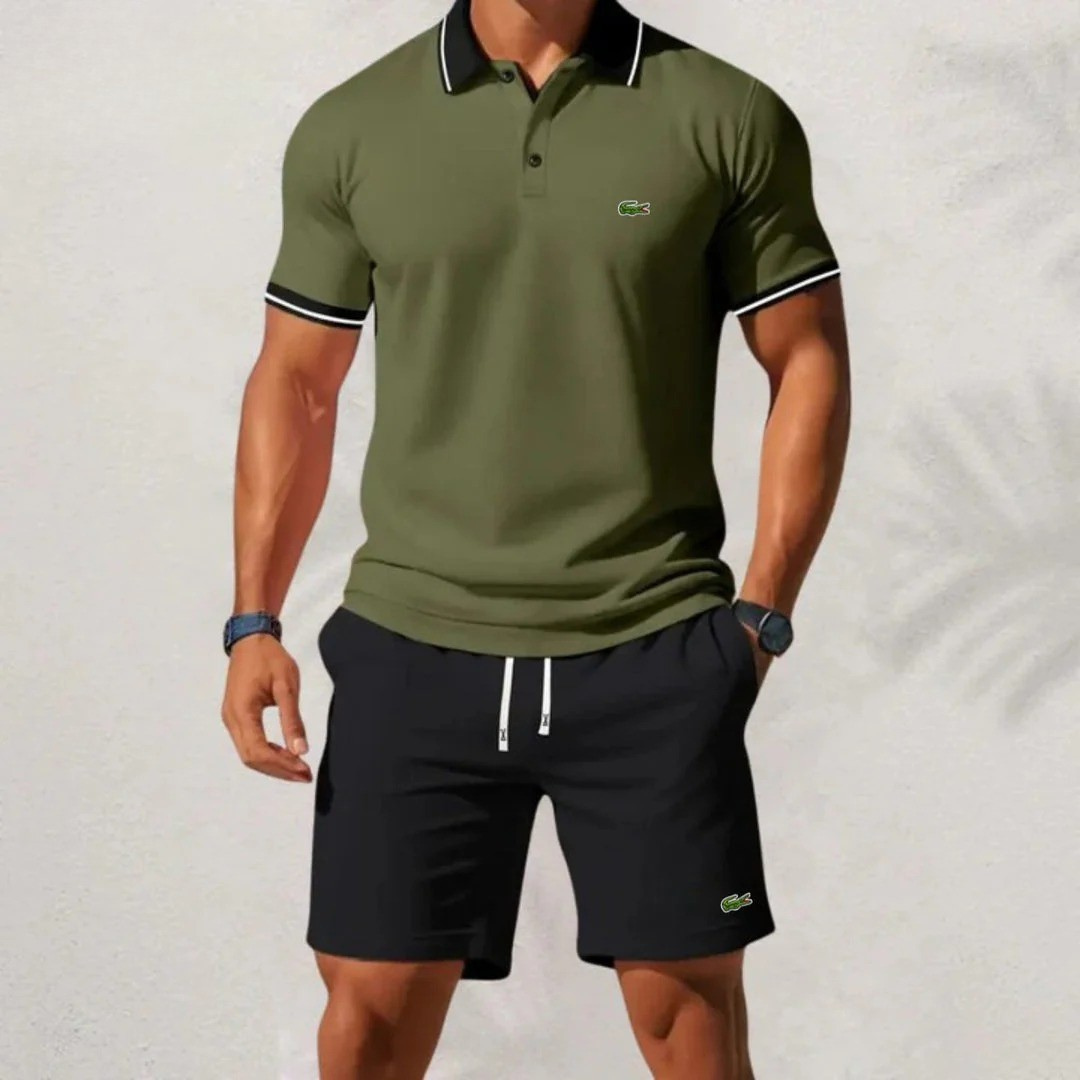 Poloshirt en Short Set