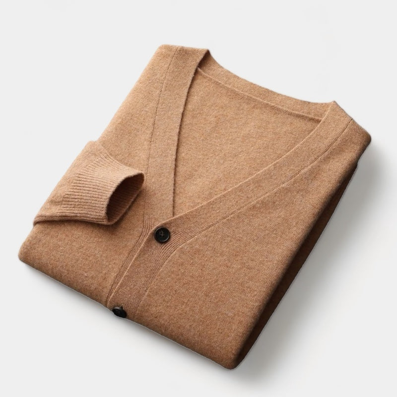 Vesttrui met knopensluiting