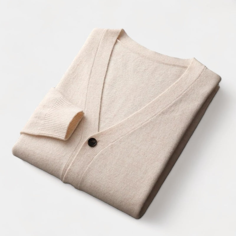 Vesttrui met knopensluiting